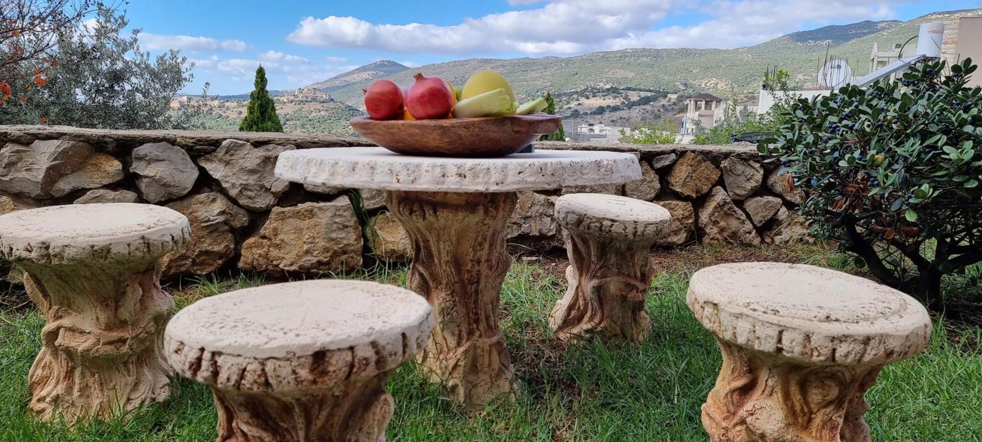 Bed and Breakfast Sanabl Druze Hospitality Ein Kinya Exterior foto